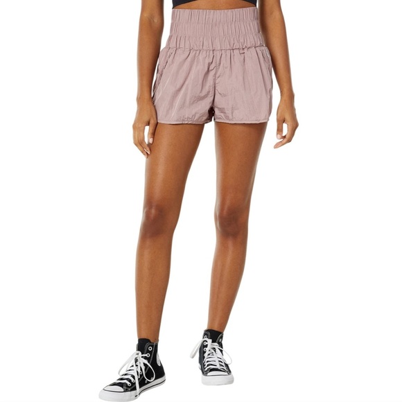 Free People the way home shorts in mauve - Picture 4 of 7